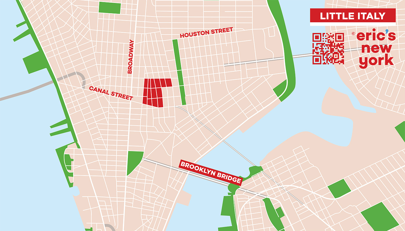 Was Kann Man In Little Italy Machen - Newyorkcity.de throughout Map of Little Italy In New York City