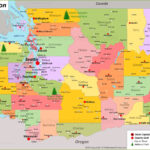 Washington State Map | Usa | Maps Of Washington (Wa) Regarding Free Printable Map Of Washington State