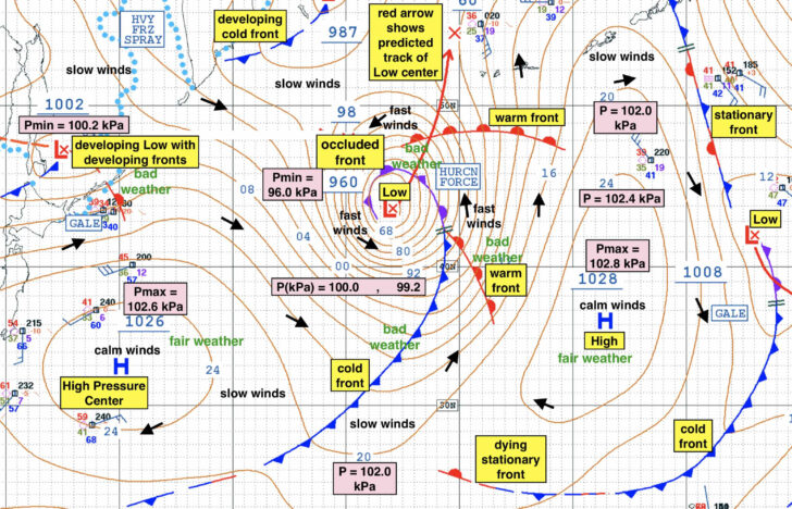 Printable Meteorology Map Printable Meteorology Map