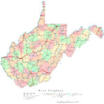 West Virginia Printable Map With Regard To Free Printable Map Of West Virginia