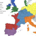 Western Europe Except Boarders Were Drawnwestern Europeans : R Inside Map Of Portugal Spain France And England