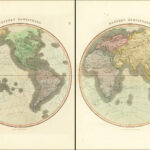 Western Hemisphere [And] Eastern Hemisphere   Barry Lawrence For Map Of Western And Eastern Hemisphere
