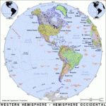 Western Hemisphere · Public Domain Mapspat, The Free, Open Within Map Of The North Western Hemisphere