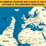 What If South America Were In The Northern Hemisphere?   Vivid Maps With Map Of North America South America And Europe