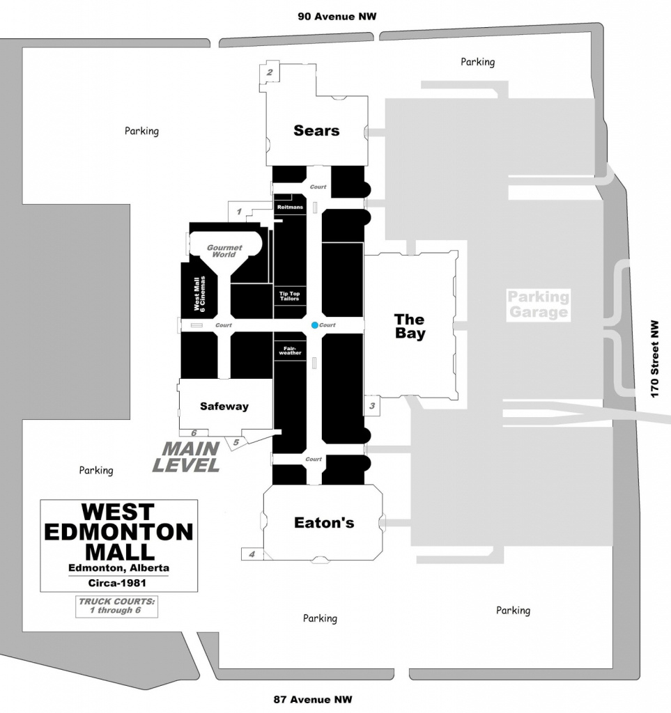 What Is The Oldest Store In Wem? : R/Edmonton in West Edmonton Mall Map Printable