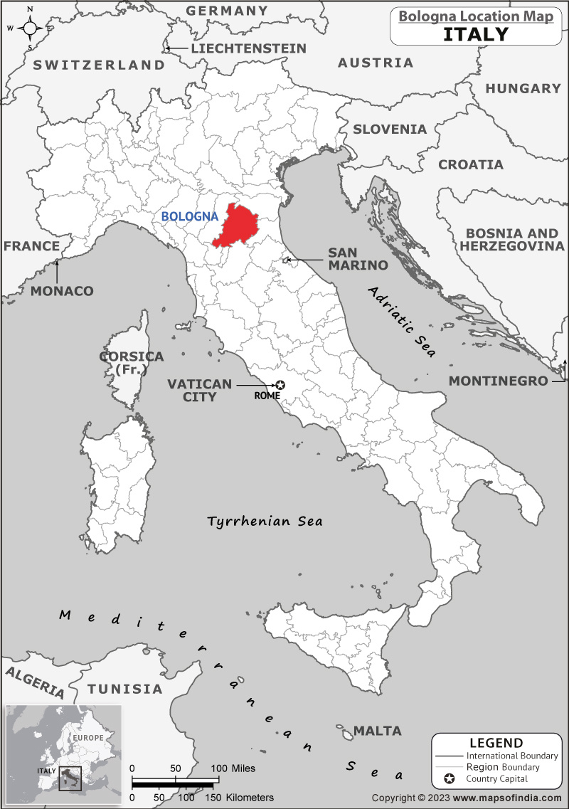 Where Is Bologna Located In Italy? | Bologna Location Map In The Italy with Bologna On Map Of Italy