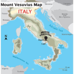 Where Is Mount Vesuvius?   Worldatlas In Map Of Italy Mount Vesuvius