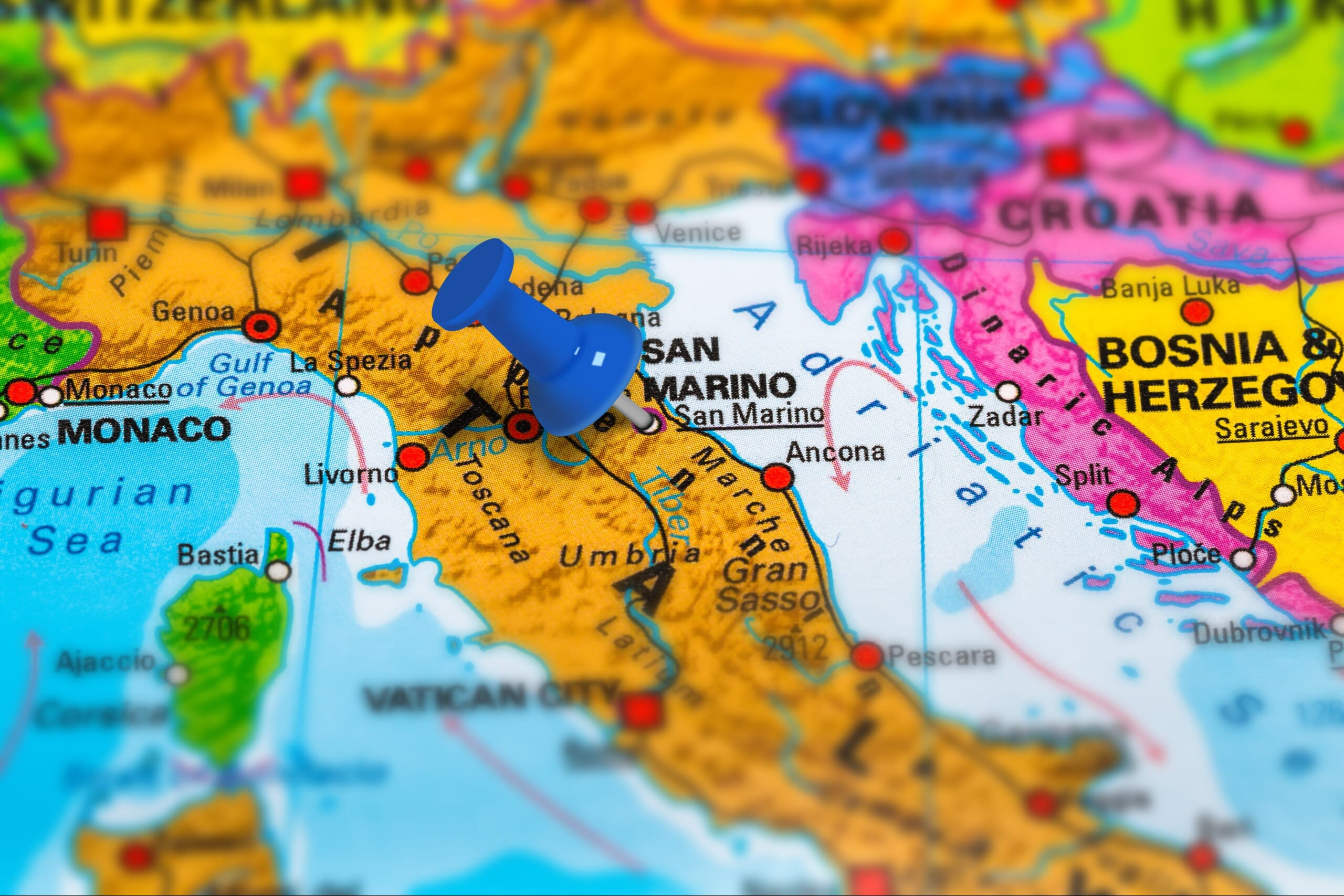 Where Is San Marino? 🇸🇲 | Mappr in San Marino on Map of Italy