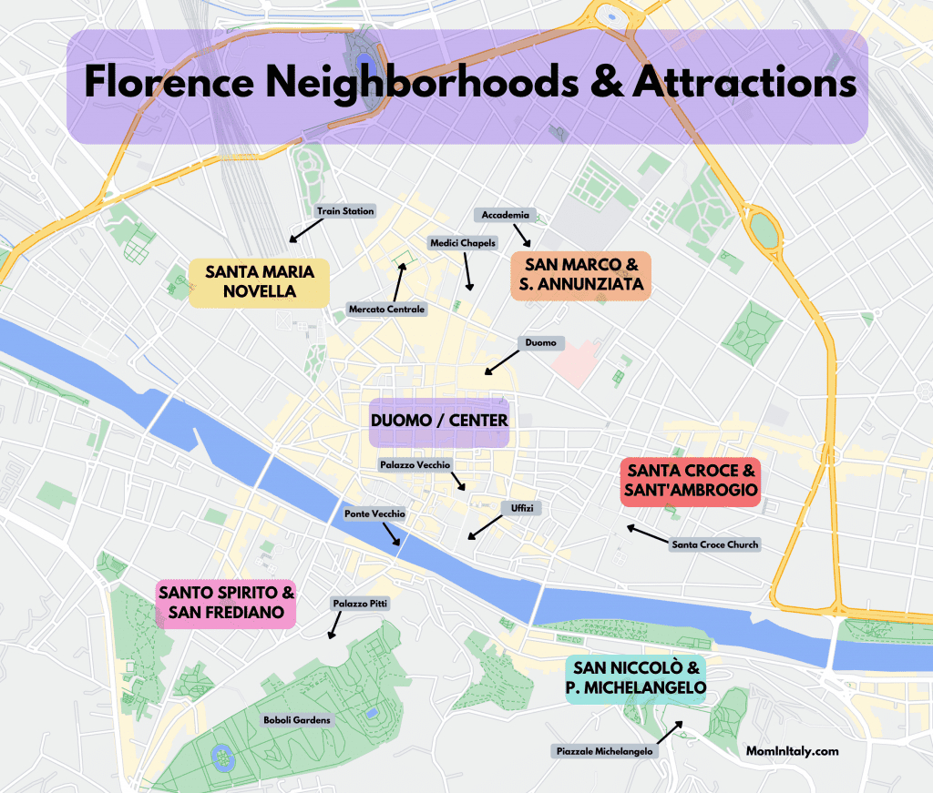 Where To Stay In Florence In 2025 – A Local&amp;#039;S Guide To The Best for Map of Florence Italy Neighborhoods