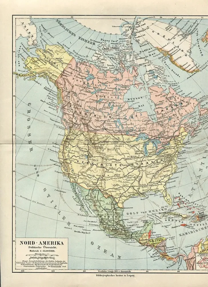 Free Printable High Resolution Vintage Maps Free Printable High Resolution Vintage Maps