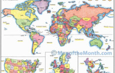 World (Countries Labeled) Map pertaining to Printable Map Of The World With Countries Labeled