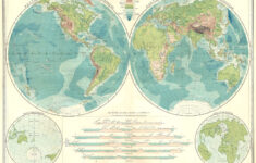 World In Hemispheres: Physical; Western with Physical Map Of The Western Hemisphere