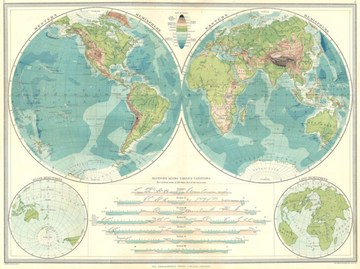 Physical Map of the Western Hemisphere