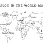 World Map Coloring Page   Etsy Inside Printable Full Page World Map Coloring Page
