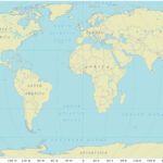 World Map With Latitudes And Longitudes   Gis Geography Pertaining To Map Of The World Longitude And Latitude Printable