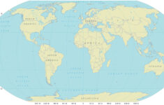 World Map With Latitudes And Longitudes – Gis Geography pertaining to Map of the World Longitude and Latitude Printable