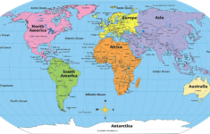 World Map With Oceans And Seas Of The World Map [Pdf] intended for Free Printable Map Of Continents And Oceans