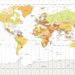 World Time Zone Map   Gis Geography Intended For North And South America Time Zone Map