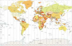 World Time Zone Map – Gis Geography intended for North And South America Time Zone Map