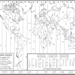 World Time Zone Map Intended For Map Of World Time Zones Printable