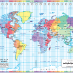 World Time Zones Map (Download) Intended For Printable Time Zone Map Of The World