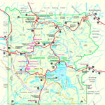 Yellowstone Road Map   Ontheworldmap Inside Free Printable Map Of Yellowstone National Park