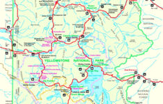 Yellowstone Road Map – Ontheworldmap inside Free Printable Map of Yellowstone National Park