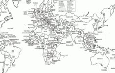 Yoel Natan Site Map inside Free Printable Black And White World Map With Countries Labeled