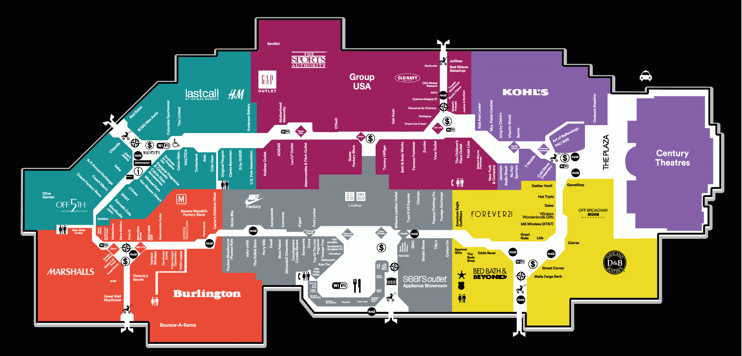 Your Essential Guide To The King Of Prussia Mall Map regarding King Of Prussia Mall Map Printable