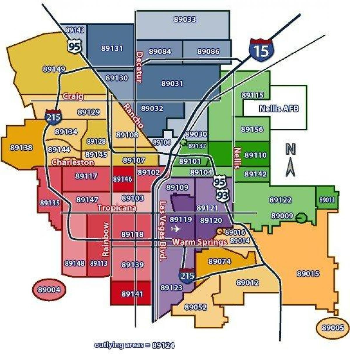 Zip Code Map Las Vegas - Las Vegas Map With Zip Codes (United with Las Vegas Zip Code Map Printable